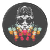 Schattigee Herfst Spider met Dewdrop Pet Hockey Puck (Voorkant)