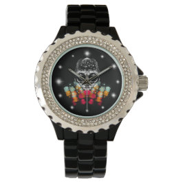 Schattigee Herfst Spider met Dewdrop Pet Horloge