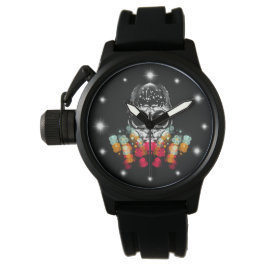Schattigee Herfst Spider met Dewdrop Pet Horloge