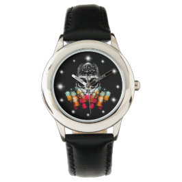 Schattigee Herfst Spider met Dewdrop Pet Horloge