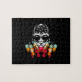 Schattigee Herfst Spider met Dewdrop Pet Legpuzzel (Horizontaal)