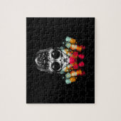 Schattigee Herfst Spider met Dewdrop Pet Legpuzzel (Verticaal)