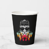 Schattigee Herfst Spider met Dewdrop Pet Papieren Bekers (Achterkant)