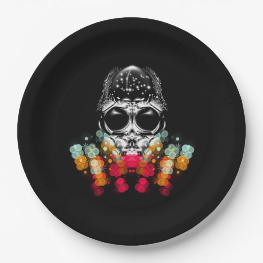 Schattigee Herfst Spider met Dewdrop Pet Papieren Bordje (Voorkant)