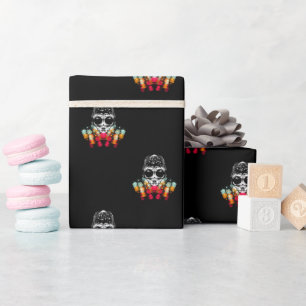 Schattigee Herfst Spider met Dewdrop Pet Pattern Cadeaupapier