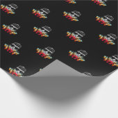 Schattigee Herfst Spider met Dewdrop Pet Pattern Cadeaupapier (Hoek)