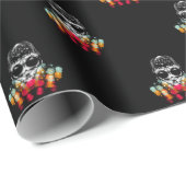 Schattigee Herfst Spider met Dewdrop Pet Pattern Cadeaupapier (Rol Hoek)