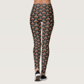 Schattigee Herfst Spider met Dewdrop Pet Pattern Leggings (Achterkant)