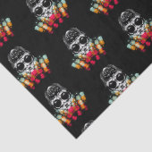 Schattigee Herfst Spider met Dewdrop Pet Pattern Tissuepapier (Detail)