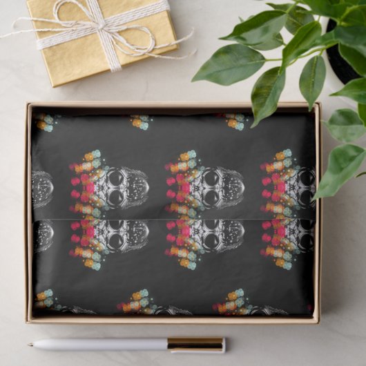 Schattigee Herfst Spider met Dewdrop Pet Pattern Tissuepapier (Geschenk)