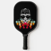 Schattigee Herfst Spider met Dewdrop Pet Pickleball Paddle (Achterkant)