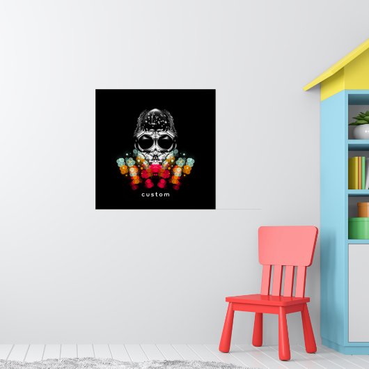 Schattigee Herfst Spider met Dewdrop Pet Poster (Kinderkamer 1)
