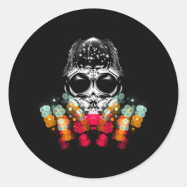 Schattigee Herfst Spider met Dewdrop Pet Ronde Sticker