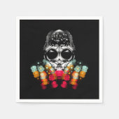 Schattigee Herfst Spider met Dewdrop Pet Servet (Voorkant)