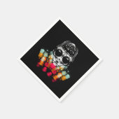 Schattigee Herfst Spider met Dewdrop Pet Servet (Hoek)