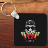 Schattigee Herfst Spider met Dewdrop Pet Sleutelhanger (Voorkant)