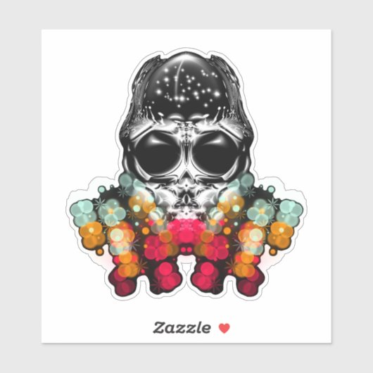 Schattigee Herfst Spider met Dewdrop Pet Sticker (Vel)