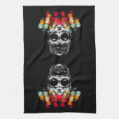Schattigee Herfst Spider met Dewdrop Pet Theedoek (Verticaal)