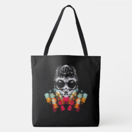 Schattigee Herfst Spider met Dewdrop Pet Tote Bag