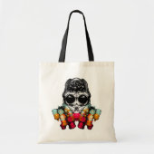 Schattigee Herfst Spider met Dewdrop Pet Tote Bag (Voorkant)