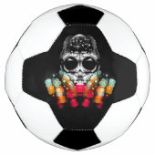 Schattigee Herfst Spider met Dewdrop Pet Voetbal (Voorkant)