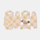 Schattigee Herfst Uil & Eekhoorn Boy Verjaardag Bedankdoosjes (Uitgevouwen)