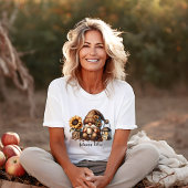 Schattigee Herfst Vibes Waterverf Gnome T-shirt