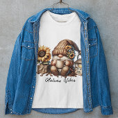 Schattigee Herfst Vibes Waterverf Gnome T-shirt