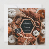 Schattigee Herfst zwangerschapsaankondiging Kaart (Voorkant)