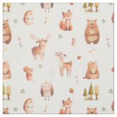 Schattigee herfstbosbeestjes stof (Swatch)