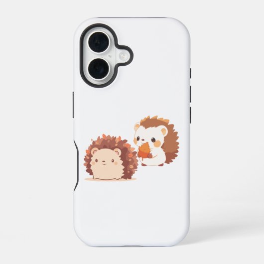 Schattigee herfstegels - Kawaii Herfst Forest Anim iPhone 16 Hoesje (Achterkant)