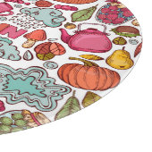 Schattigee herfstelementen Hand getrokken Snijplank (Hoek)