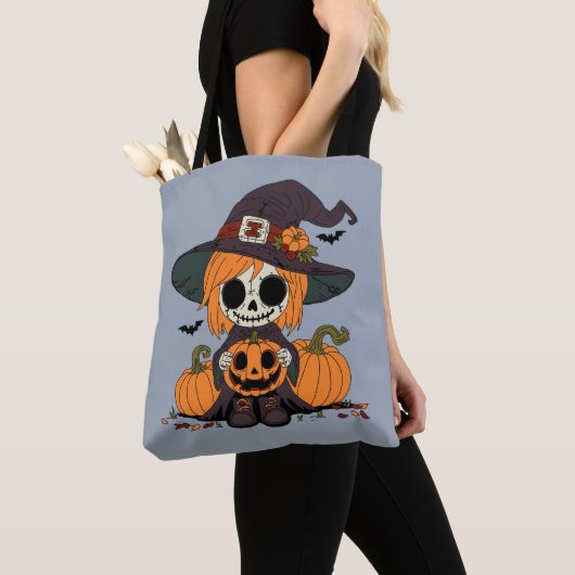 Schattigee herfstheks tote bag (Dichtbij)