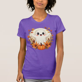Schattigee herfstspookpompoen t-shirt