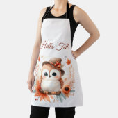 Schattigee herfstuil op een tak schort (Insitu)