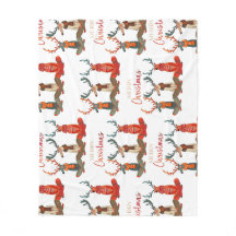 Schattigee herten. Kerstherten in sjaals. feestste