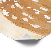 Schattigee Herten Poster Kwekerij Wall Art Pastel  (Hoek)