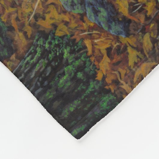 Schattigee hertendoek & Fawn Autumn Fleece Deken (Hoek)