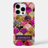 Schattigee hete roze gouden zeemeermin schalen gir Case-Mate iPhone case (Achterkant)