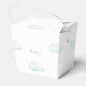 Schattigee heteluchtballon genderneutraal Baby sho Bedankdoosjes (Achterkant)