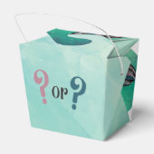 Schattigee HETELUCHTBALLON GESLACHT ONTHULLEN Favo Bedankdoosjes (Achterkant)