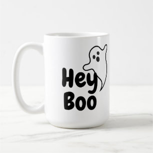 Schattigee Hey Boo Funny Ghost Halloween Coffee Mo Koffiemok