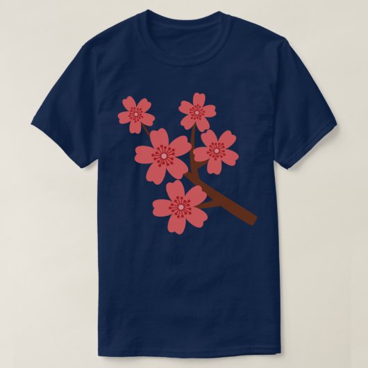 Schattigee Hibiscus bloesem T-shirt (Design voorkant)