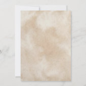 Schattigee Highland Koe Arch Baby shower Uitnodigi (Achterkant)