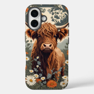 Schattigee  Highland Koe iPhone 16 Hoesje