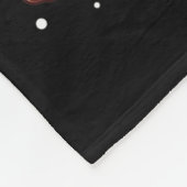 Schattigee Highland Koe Christmas Highland Koe Xma Fleece Deken (Hoek)