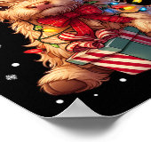 Schattigee Highland Koe Christmas Highland Koe Xma Poster (Hoek)