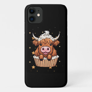 Schattigee Highland Koe Cupcake Case-Mate iPhone Case