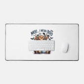 Schattigee Highland Koe geruit Halloween Te Bureaumat (Keyboard & Muis)