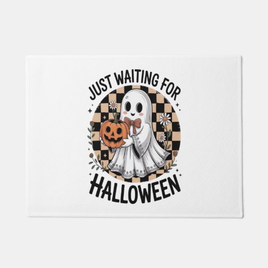 Schattigee Highland Koe Halloween (2) Deurmat (Voorkant)